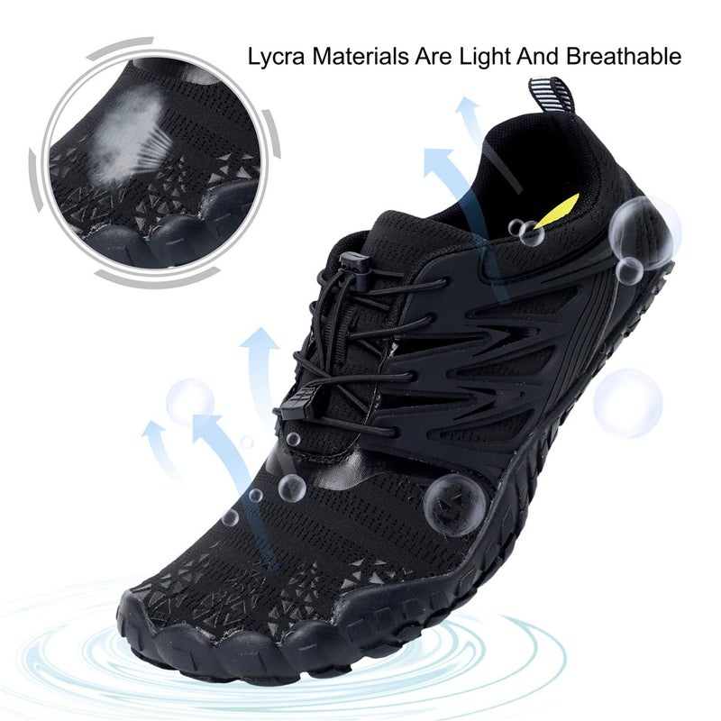 Centipede Demon Mens Water Shoes Breathable Barefoot Athletic Aqua Shoes for Beach Swim Pool Diving Hiking Water Sports 13.5 Women/11.5 Men - Image 3